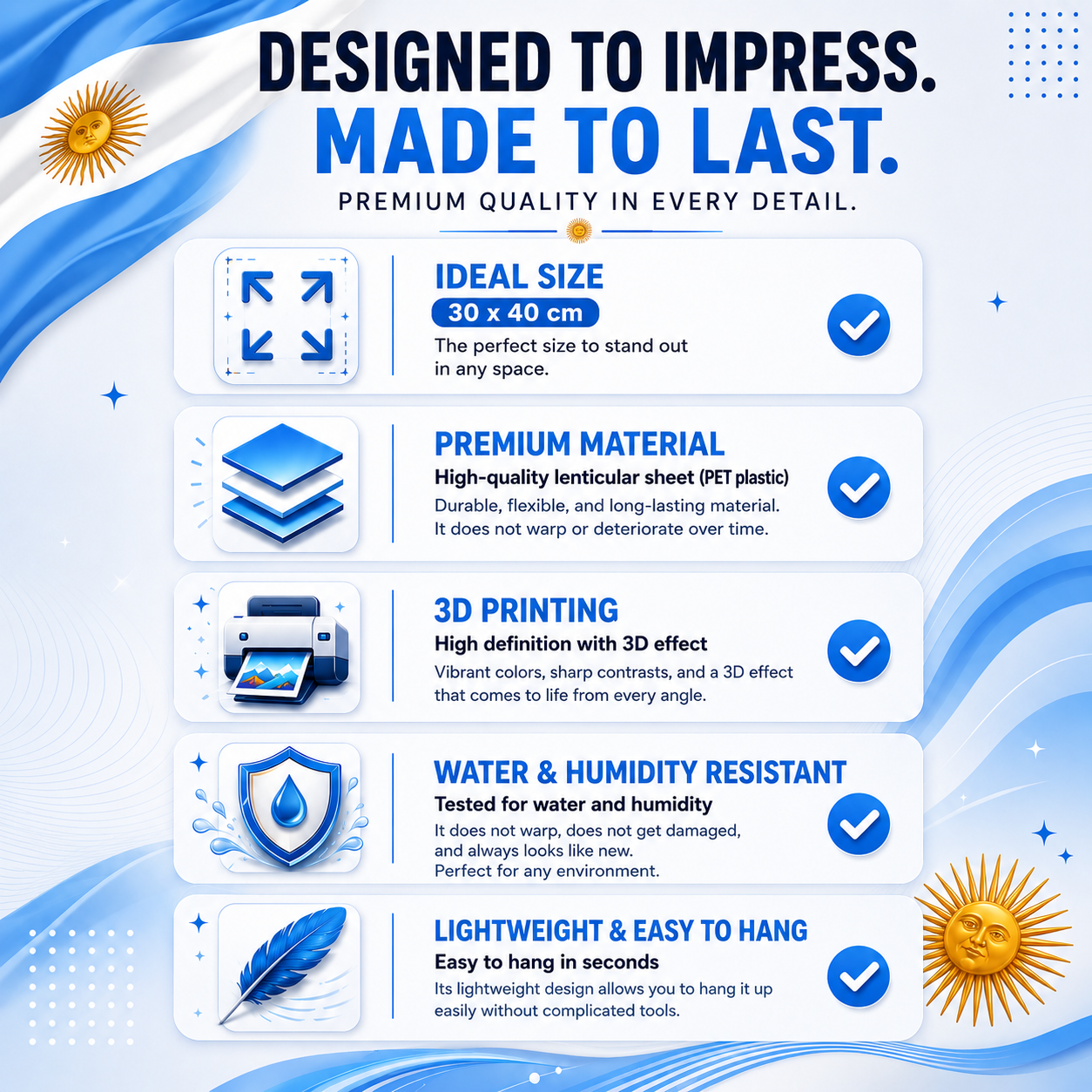 Messi 3D Lenticular Poster
