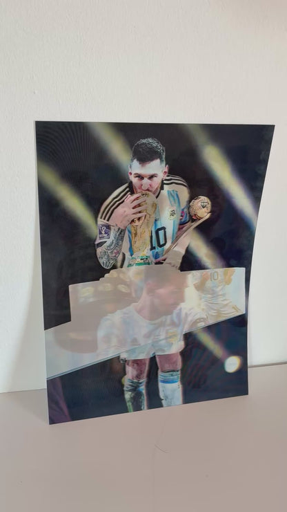 Messi 3D Lenticular Poster